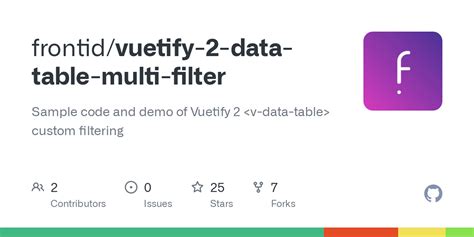 vuetify 2|GitHub .
